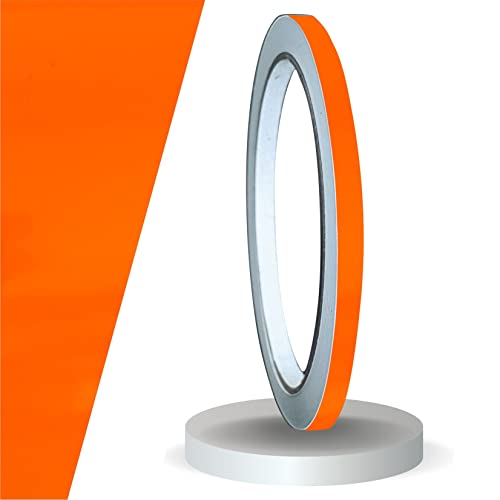Zierstreifen neon orange in 5 mm Breite und 10 m Länge für Auto Boot Jetski Modellbau Klebeband Aufkleber Dekorstreifen Folie neonorange Neonaufkleber Fluor von siviwonder