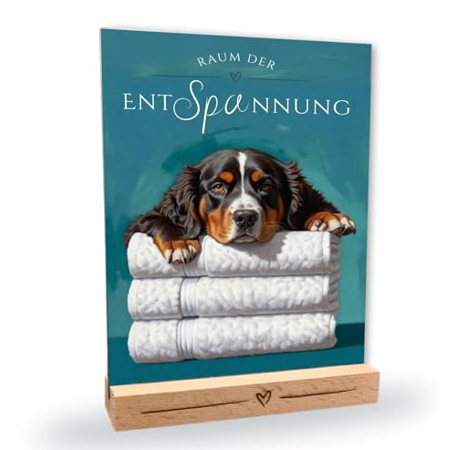 siviwonder Hundeschild Berner Sennenhund Entspannung Dog Schild Deko Badezimmer Holzständer Hund Geschenkidee lustiger Spruch Hundemotiv Aluminium Wetterfestes Hundeschild siviwonder Hundeschild Berner Sennenhund Entspannung Dog Schild Deko Badezimmer Holzständer Hund Geschenkidee lustiger Spruch Hundemotiv Aluminium Wetterfestes Hundeschild von siviwonder
