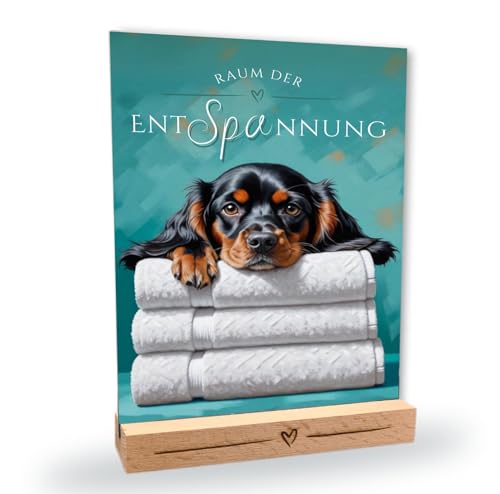 siviwonder Hundeschild Cocker Spaniel No.2 Entspannung Dog Schild Deko Badezimmer Holzständer tan Geschenkidee lustiger Spruch Hundemotiv Aluminium Wetterfestes Dekoschild siviwonder Hundeschild Cocker Spaniel No.2 Entspannung Dog Schild Deko Badezimmer Holzständer tan Geschenkidee lustiger Spruch Hundemotiv Aluminium Wetterfestes Dekoschild von siviwonder