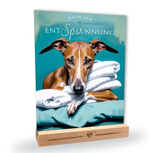 siviwonder Hundeschild Whippet Entspannung Dog Schild Deko Badezimmer Holzständer Windhund Geschenkidee lustiger Spruch Hundemotiv Aluminium Wetterfestes Dekoschild siviwonder Hundeschild Whippet Entspannung Dog Schild Deko Badezimmer Holzständer Windhund Geschenkidee lustiger Spruch Hundemotiv Aluminium Wetterfestes Dekoschild von siviwonder