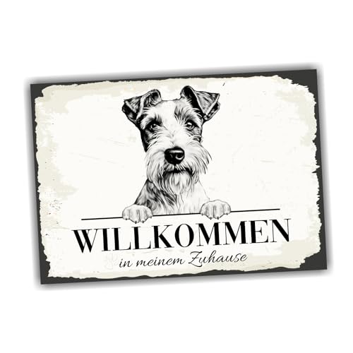 siviwonder Hundeschild Willkommen Zuhause Foxterrier Fox Terrier No.1 Dog Schild Spruch Türschild Warnschild Geschenkidee schöner Spruch Hundemotiv Aluminium Wetterfestes Hundeschild siviwonder Hundeschild Willkommen Zuhause Foxterrier Fox Terrier No.1 Dog Schild Spruch Türschild Warnschild Geschenkidee schöner Spruch Hundemotiv Aluminium Wetterfestes Hundeschild von siviwonder