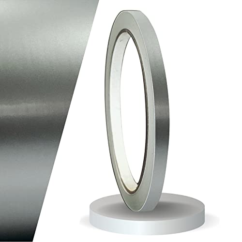 siviwonder Zierstreifen Silber metallic Glanz in in 6 mm Breite und 10 m Länge für Auto Boot Jetski Modellbau Klebeband Dekorstreifen Seitenstreifen Klebestreifen DIY Basteln selbstklebend von siviwonder