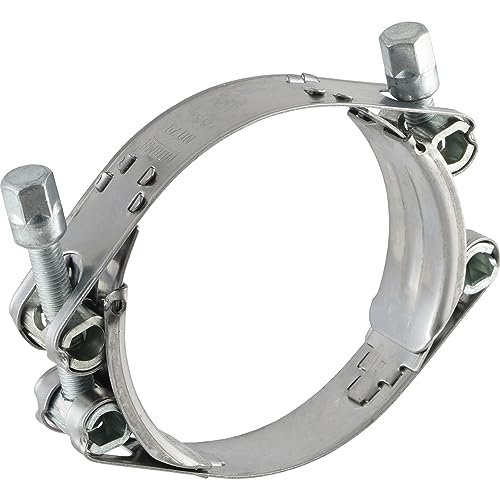 2-teilig Gelenkbolzenschellen aus Edelstahl - Schlauchschellen (Werkstoff: Edelstahl W2 - Ø Spannbereich: 87-101 mm) von siwerk