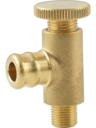 Fittingteile - Ablass- und Entlüftungsventile mit Tülle bis 25 bar Messing (Gewindegröße: G 1/4") von siwerk