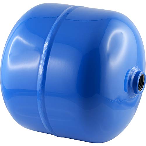 Fittingteile - Druckluftbehälter für stationären Einsatz Blau Stahl Druckluftkessel (Anschluss: 2x G 1/2" - Inhalt: 7,0 Liter) von siwerk