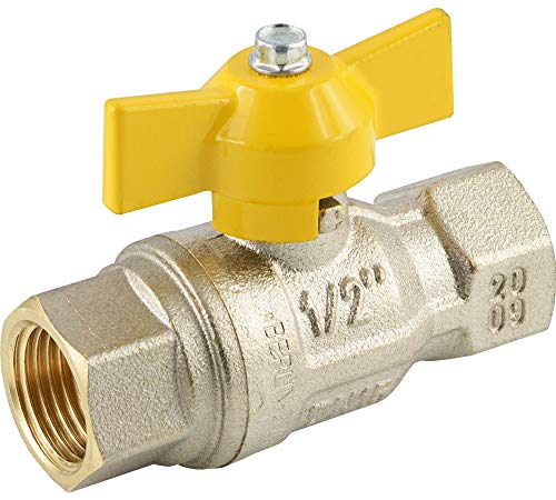 Fittingteile - Kugelhähne mit Innengewinde DVGW geprüft (PN 5 / MOP 5) - EN 331 (Ausführung: Knebelgriff - Gewindegröße: Rp 3/8") von siwerk