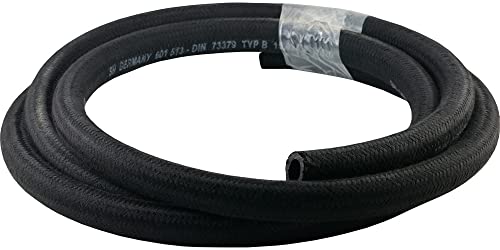 Fittingteile - Meterware Kraftstoffschlauch mit aufvulkanisiertem Textilgeflecht - DIN 73379 (3/82) für Diesel, Benzin, Heizöl Wasser und Druckluft (Innen x Außen: 15,0 x 23,0 mm) von siwerk
