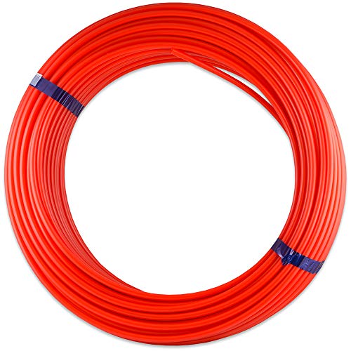 Fittingteile - Polyethylen-Schläuche Druckluftschlauch Pneumatikschlauch Industrieschlauch Wasserschlauch (Außen x Innen: 10 x 8 mm - Rot / 50 Meter) von siwerk