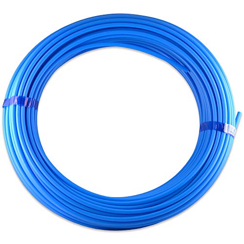 Fittingteile - Polyethylen-Schläuche Druckluftschlauch Pneumatikschlauch Industrieschlauch Wasserschlauch (Außen x Innen: 4 x 2,5 mm - Farbe: Blau) von siwerk