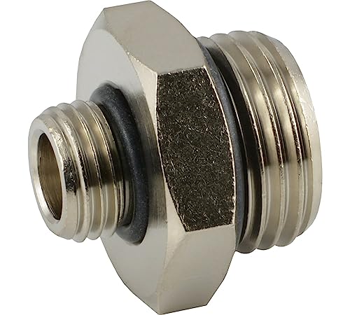 Fittingteile - Reduziernippel mit zylindrischem Gewinde und Elastomerdichtung PN 20 (Gewinde: G 1/2" x G 3/8") von siwerk