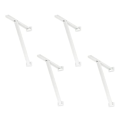 4 x siwitec Neigungskonsole in Weiß, Regal für Dachschrägen, 200 kg Traglast, Regalwinkel 4 x siwitec Neigungskonsole in Weiß, Regal für Dachschrägen, 200 kg Traglast, Regalwinkel von siwitec