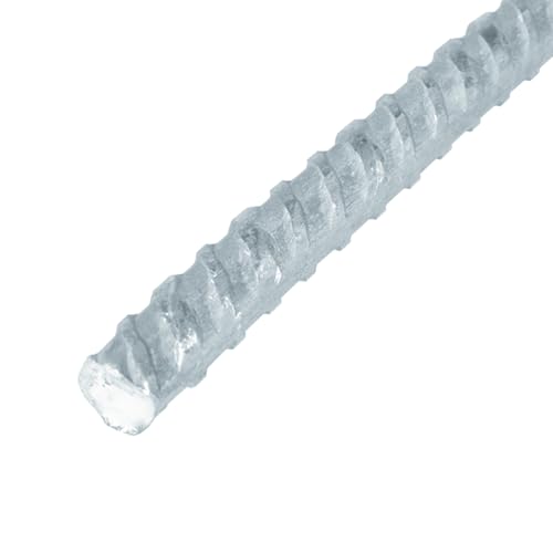 5 x siwitec Beton-Riffelstahl, Stahl Stange, warm gewalzt zum einbetonieren, Ø 8mm Durchmesser, 2 m lang, Betonstahl, Rundstahl Baustahl von siwitec