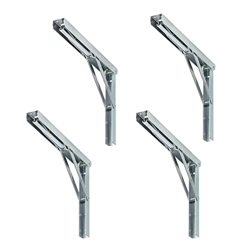 siwitec „Multi-Line“ Klappträger 400 x 270 x 36 mm, Stahl, 4er Set, 60 kg Traglast, Klappkonsole, Regalwinkel siwitec „Multi-Line“ Klappträger 400 x 270 x 36 mm, Stahl, 4er Set, 60 kg Traglast, Klappkonsole, Regalwinkel von siwitec