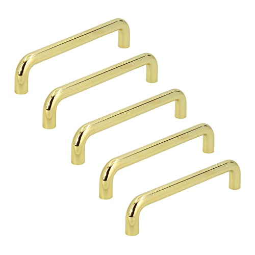 siwitec 5x Möbelgriff 6211 mit 96 mm Lochabstand in Messing glänzend, Griffe inkl. passender M4 Schrauben siwitec 5x Möbelgriff 6211 mit 96 mm Lochabstand in Messing glänzend, Griffe inkl. passender M4 Schrauben von siwitec