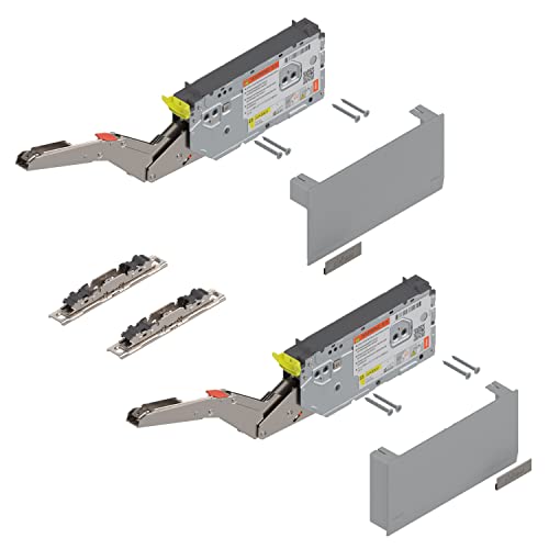 siwitec Blum AVENTOS Klappenbeschlag HK top Komplett-Set mit BLUMOTION, Soft-Close, Leistungsfaktor 420-1610, Hellgrau von siwitec