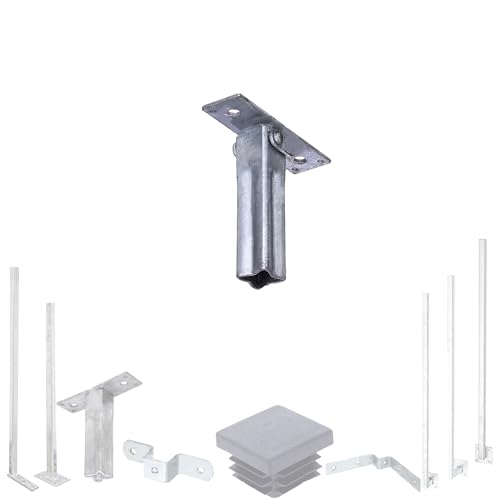 siwitec Handlaufstütze für Universalpfosten 30 x 30 mm| verstellbar von 45 - 90° | Stahl feuerverzinkt | Handlaufhalter für Geländerpfosten siwitec Handlaufstütze für Universalpfosten 30 x 30 mm| verstellbar von 45 - 90° | Stahl feuerverzinkt | Handlaufhalter für Geländerpfosten von siwitec
