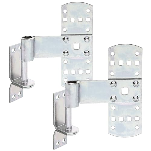 siwitec Kreuzband Kloben Set 140 x 50 mm, Stahl, 2er-Set mit weiten Kloben, disp, Ø13 mm, Kreuzgehänge, Türband, Tür Scharnier Set siwitec Kreuzband Kloben Set 140 x 50 mm, Stahl, 2er-Set mit weiten Kloben, disp, Ø13 mm, Kreuzgehänge, Türband, Tür Scharnier Set von siwitec