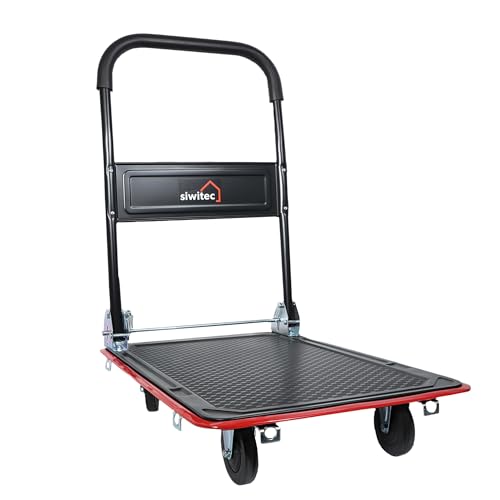 siwitec Plattformwagen, Transportwagen klappbar 300kg, inkl. Spanngurte, Rollwagen, Transportwagen, Handwagen, Handwagen Transportwagen siwitec Plattformwagen, Transportwagen klappbar 300kg, inkl. Spanngurte, Rollwagen, Transportwagen, Handwagen, Handwagen Transportwagen von siwitec