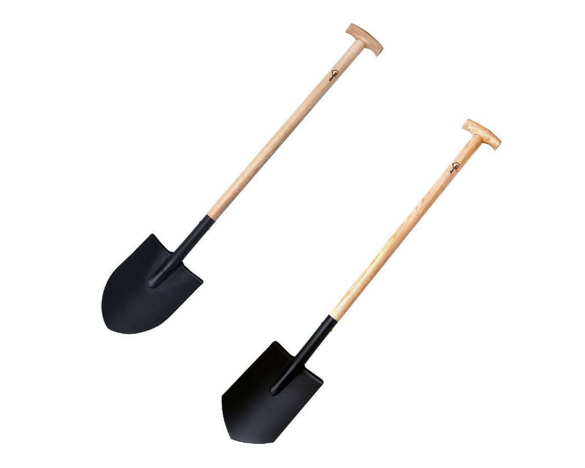 siwitec Spatengabel Spaten-Sortiment mit Holzstiel aus Esche und Spatenblättern aus Stahl, (Set, Gartengerät in gewählter Ausführung) von siwitec