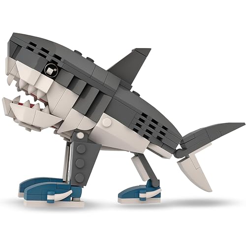 Tralalero Tralala 3D Bausteinfigur – Lustige Sammlerfigur für Meme-Fans, für Kinder und Erwachsene, kreative Geschenkidee, Italian Brainrot Stil von sizzlepop
