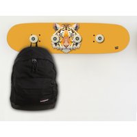 Skateboard Garderobenleiste - Tiger Animals Series von skatehome