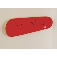 Skateboard Uhr, Geschenkidee Für Skater Perfekt Schlafzimmer Oder Büro - Skate Uhr Rot Skateboard Uhr, Geschenkidee Für Skater Perfekt Schlafzimmer Oder Büro - Skate Uhr Rot von skatehome