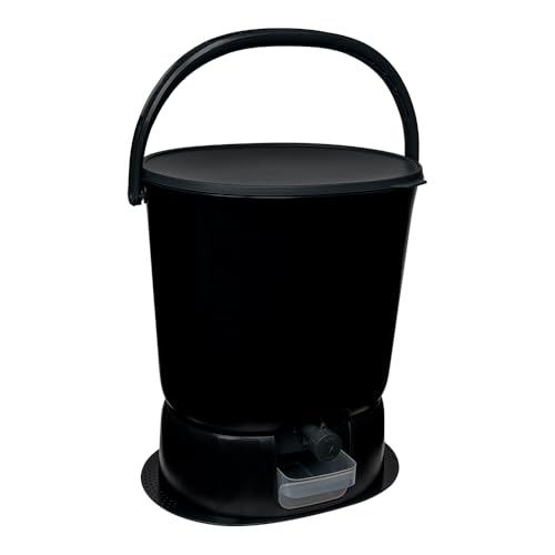 Skaza Bokashi Essential Biomülleimer Küche (15,3 Liter) + Base – Komposteimer Küche und Garten aus recyceltem Kunststoff – Starter Set + incl. 1 kg Fermentation Starter (Schwarz) von skaza Exceeding Expectations.