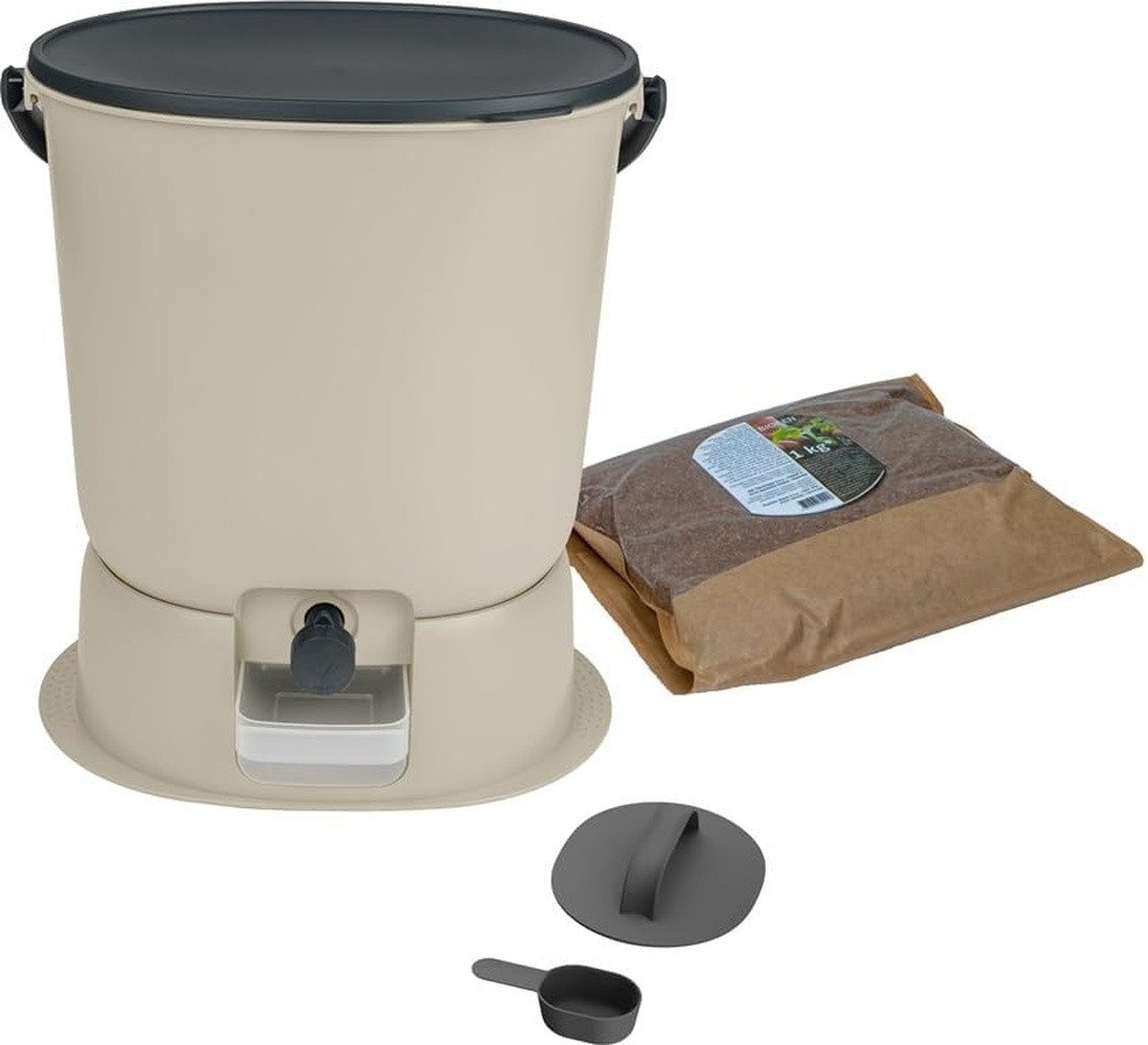 skaza Exceeding Expectations Biomülleimer Bokashi Organko Essential, Küchenkomposter 15,3L Geruchsdicht Bokashi Fermentation Starterset mit skaza Exceeding Expectations Biomülleimer Bokashi Organko Essential, Küchenkomposter 15,3L Geruchsdicht Bokashi Fermentation Starterset mit von skaza Exceeding Expectations