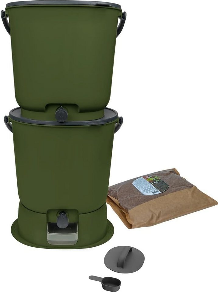 skaza Exceeding Expectations Biomülleimer Bokashi Organko Essential SET, Küchenkomposter 15,3L 2er Set Geruchsdicht Bokashi Fermentation Starte skaza Exceeding Expectations Biomülleimer Bokashi Organko Essential SET, Küchenkomposter 15,3L 2er Set Geruchsdicht Bokashi Fermentation Starte von skaza Exceeding Expectations