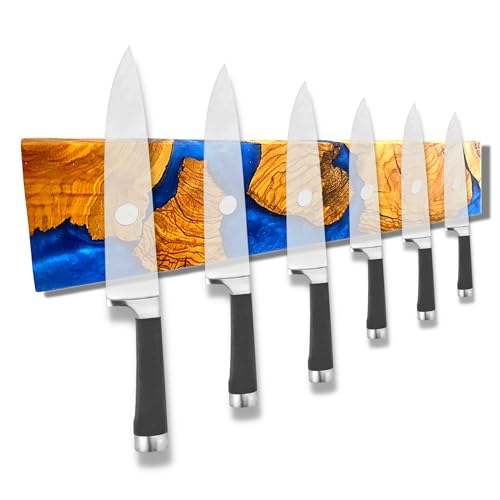 SKEM Messerhalter Magnetisch-Magnetische Messerleiste IZMIR Hochwertiger - Magnetleiste Messer - Messerblock Magnetisch Aufbewahrung für Utensilien - knife holder Harz und Holz Messerbrett SKEM Messerhalter Magnetisch-Magnetische Messerleiste IZMIR Hochwertiger - Magnetleiste Messer - Messerblock Magnetisch Aufbewahrung für Utensilien - knife holder Harz und Holz Messerbrett von skem shop