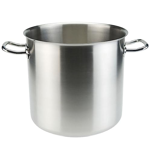 SKK großer XL Gastro Suppentopf 45 cm - Kochtopf Induktion 18/10 Edelstahl - Edelstahltopf für Gastronomie, Restaurants, Großküchen von SKK