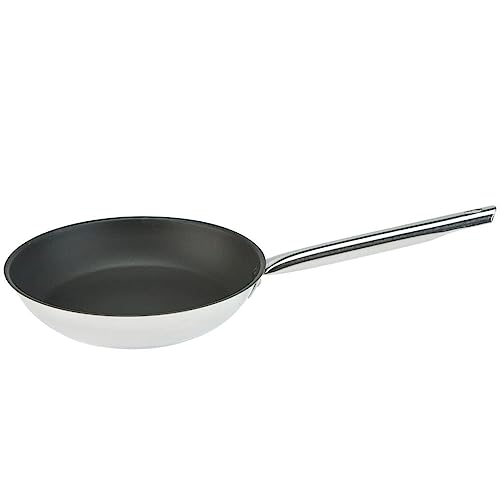 SKK große XL Gastro Pfanne Ø 36 cm - Bratpfanne Induktion 18/10 Edelstahl - Antihaft - für Gastronomie, Restaurants & Großküchen von SKK