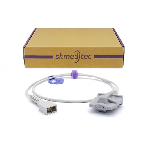 Skmeditec 3,2 Fuß SpO2 Sensor Compatible with Nellcor Monitor for Oxismart SpO2 Module, Reusable Adult Sleeve Probe with 7 Pin Connector Skmeditec 3,2 Fuß SpO2 Sensor Compatible with Nellcor Monitor for Oxismart SpO2 Module, Reusable Adult Sleeve Probe with 7 Pin Connector von skmeditec