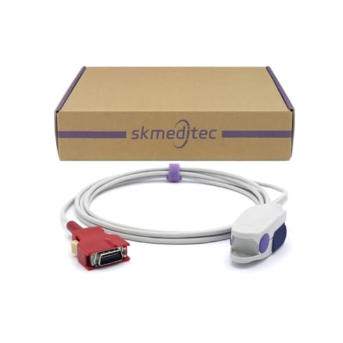 Skmeditec Compatible with Masimo 2053 2054 SpO2 Sensors Adult Finger Clip 20 Pin 9.8 FT von skmeditec
