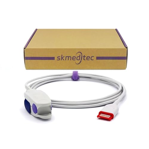 skmeditec 9,8 Fuß SpO2-Sensor, kompatibel mit Masimo Rad-97, wiederverwendbare Fingerclip-Sonde skmeditec 9,8 Fuß SpO2-Sensor, kompatibel mit Masimo Rad-97, wiederverwendbare Fingerclip-Sonde von skmeditec