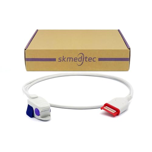 skmeditec 9,8 Fuß SpO2-Sensor, kompatibel mit Masimo Rad-97, wiederverwendbare pädiatrische Fingerclip-Sonde von skmeditec