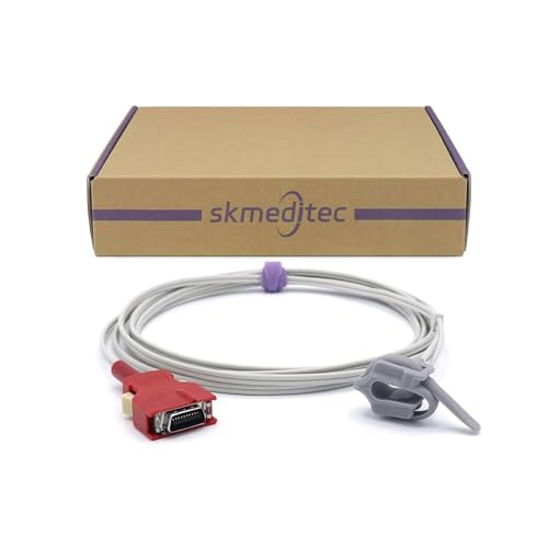 skmeditec Compatible with Masimo SpO2 Sensor for Neonate, 9.8 FT Silicone Soft Foot Wrap Probe with 20 Pins Connector von skmeditec