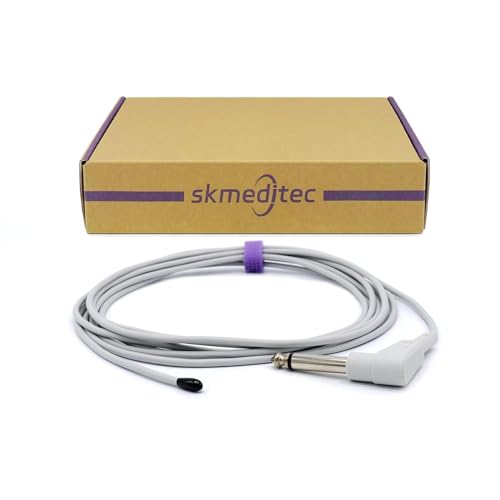 skmeditec Compatible with YSI 400 0206-02-0001 Reusable Temperature Probe, 9.8ft Adult Internal Sensor with Monoplug Connector skmeditec Compatible with YSI 400 0206-02-0001 Reusable Temperature Probe, 9.8ft Adult Internal Sensor with Monoplug Connector von skmeditec