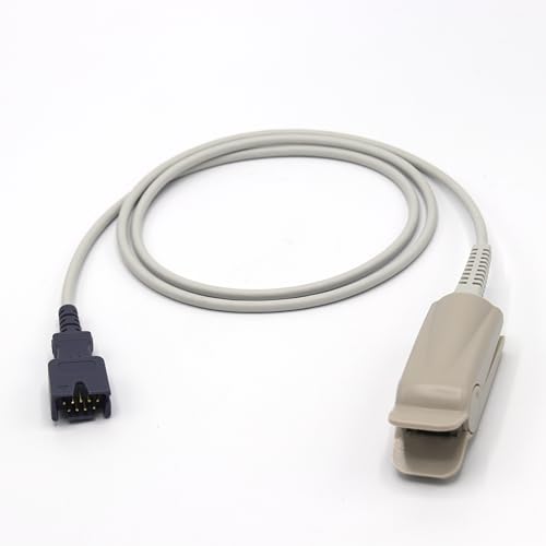 skmeditec Kompatibel mit Masimo All, Rad-5, Rad-8, Radical-7 SpO2-Sensor, 3,2 ft wiederverwendbare Fingerclip-Sonde mit 9-poligem Anschluss skmeditec Kompatibel mit Masimo All, Rad-5, Rad-8, Radical-7 SpO2-Sensor, 3,2 ft wiederverwendbare Fingerclip-Sonde mit 9-poligem Anschluss von skmeditec