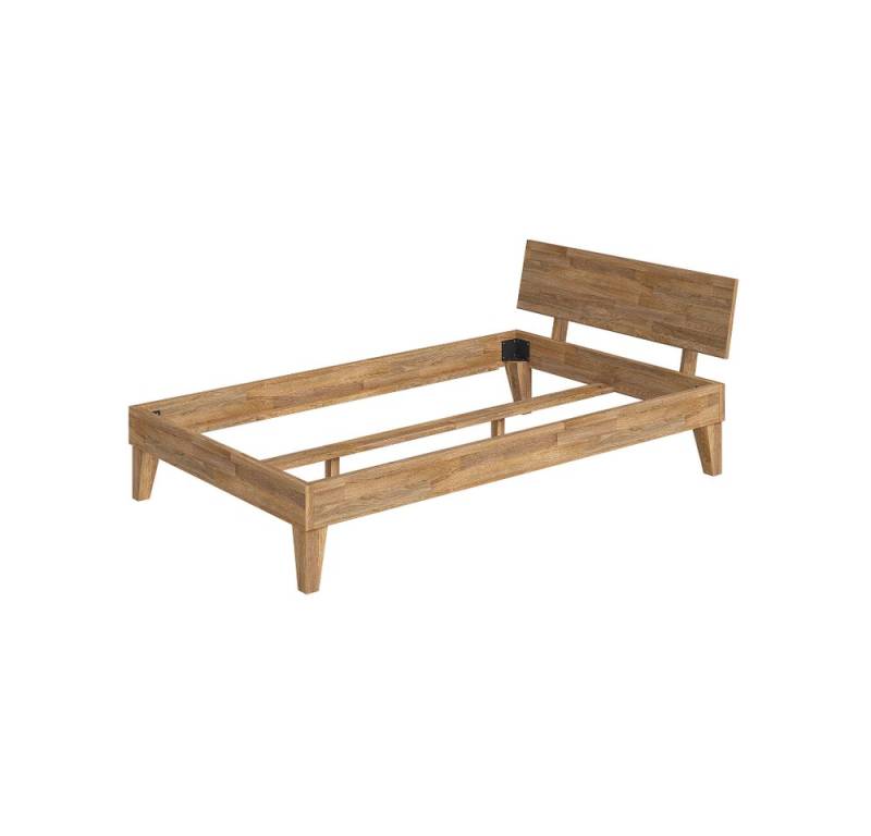 skølm Massivholzbett Asgard aus Eiche (geölt), Holzbett verfügbar in 120/140/160/180 x 200 cm von skølm