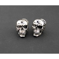 Totenkopf Möbelknauf Handgefertigter Möbelknauf Chrom Totenkopf Möbelknauf Handgefertigter Möbelknauf Chrom von skullOut
