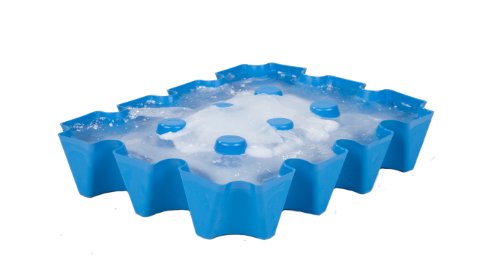 SL-Eisblock Bierkastenkühler 20x0,5 Liter Made In Germany, 34 x 25 x 6cm, Blau von sl-Eisblock