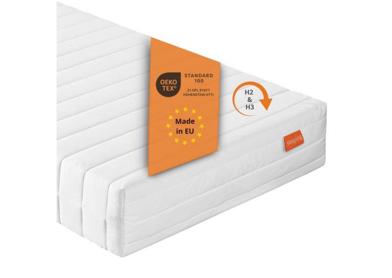 Kaltschaummatratze Basic 30, sleepling, 90x200 cm, 100x200 cm, 140x200 cm und uvm, ergonomisch & atmungsaktiv von sleepling