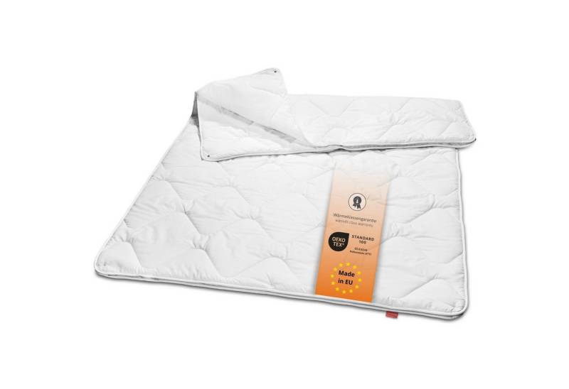 sleepling Microfaserbettdecke Basic 100, Füllung: 100% Polyester, Bezug: 100% Polyester, in 135x200 cm, 155x220 cm und Weitere, Allergiker geeignet, Made in EU von sleepling