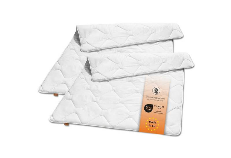 sleepling Microfaserbettdecke Basic 100, Füllung: 100% Polyester, Bezug: 100% Polyester, in 135x200 cm, 155x220 cm und Weitere, Allergiker geeignet, Made in EU von sleepling