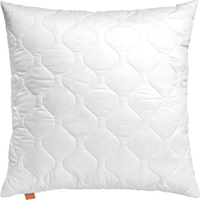 sleepling Microfaserkissen Basic 100 - Sets, Füllung: 100% Mikrofaser, Seitenschläfer, Rückenschläfer, Bauchschläfer, Set, 2er Set, für Allergiker geeignet, waschbar und trocknergeeignet von sleepling