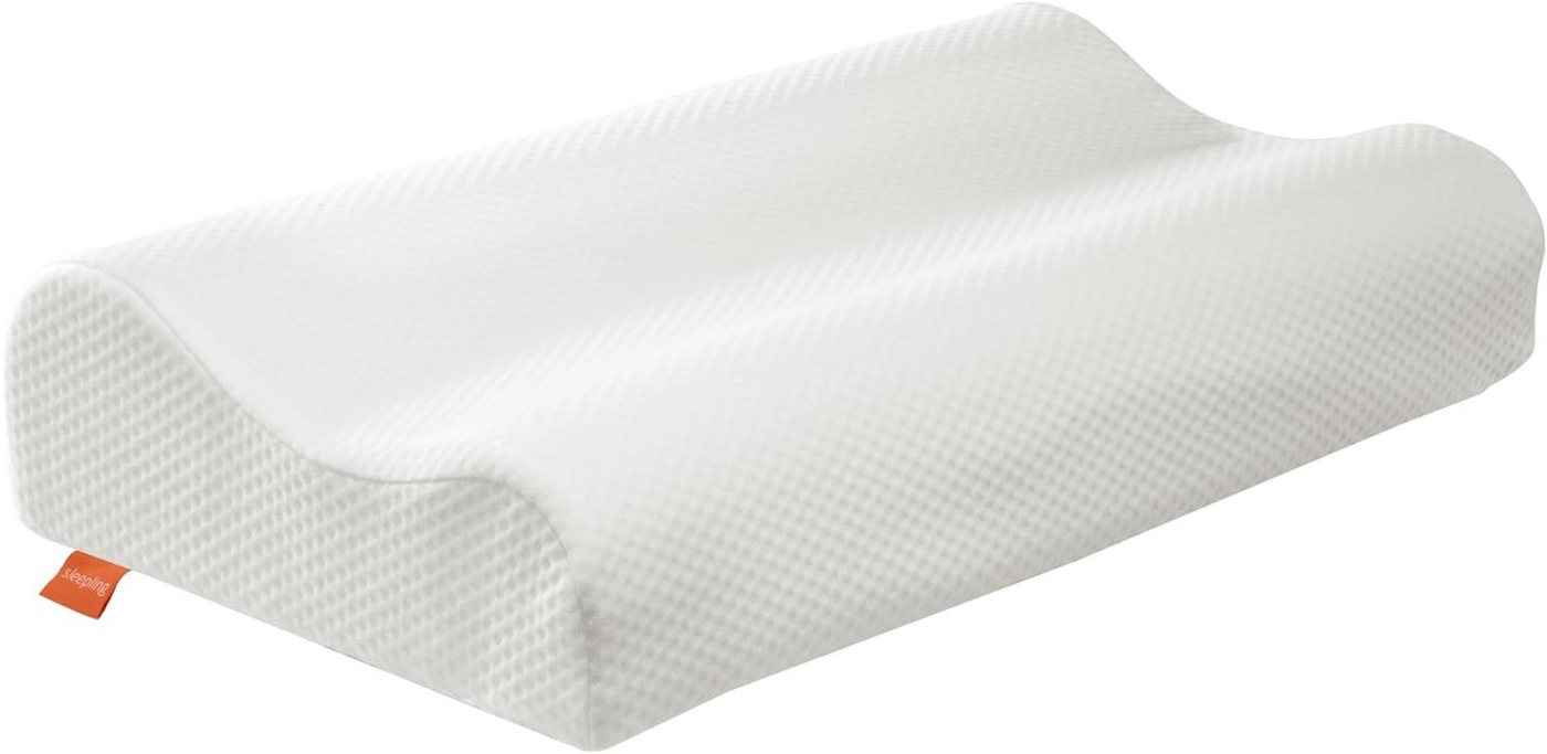 Schlafkissen orthopädisch, Nackenstützkissen, Seitenschläferkissen, sleepling, Seitenschläfer, höheneinstellbares Memory Foam Kopfkissen, Antischnarchkissen von sleepling