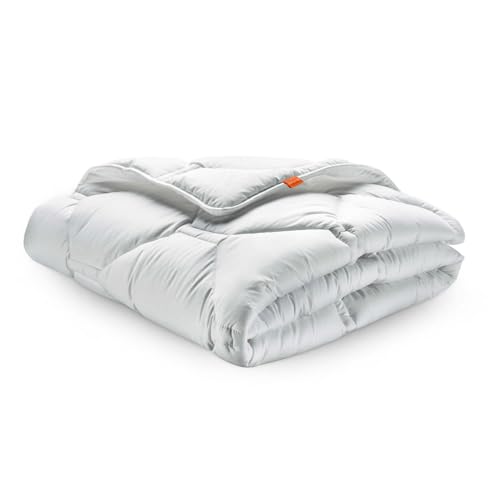 sleepling Bettdecke 200x200 cm, Ganzjahresdecke 200 x 200, Decke Made in Germany, Ökotex 100, Waschbar & Kochfest 95 Grad, Steppdecke 100% feine Mikrofaser, Komfort 100 von sleepling