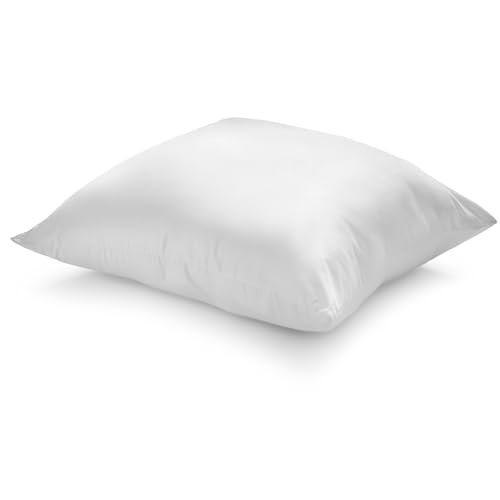 sleepling Kopfkissen 60x60 cm fest, Allergiker Kopfkissen mit Cyclafill Füllung aus recycelten Plastikflaschen, waschbar, Made in EU, Ökotex, Schlafkissen 60 x 60, Bettkissen, Pillow von sleepling