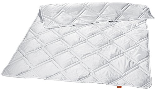 sleepling Bettdecke Kamelhaar 135x200 cm, Kamelhaardecke, Ganzjahresdecke, Kamel Decke, Steppdecke 135 x 200, Bezug aus Baumwolle, Made in Germany, Ökotex von sleepling
